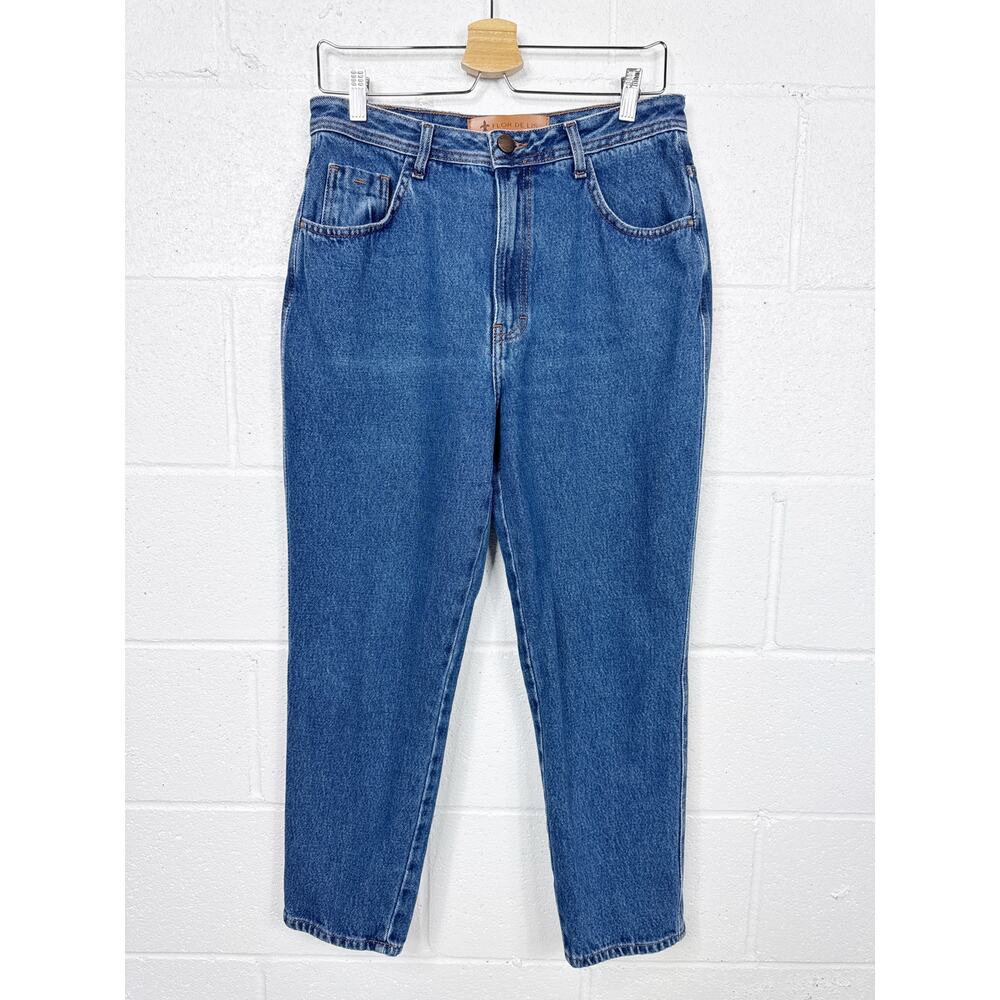 Flor De Lis Jeans‎ Womens High Rise Tapered Leg
